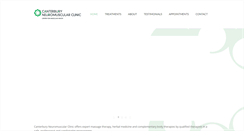 Desktop Screenshot of massagetherapychristchurch.co.nz